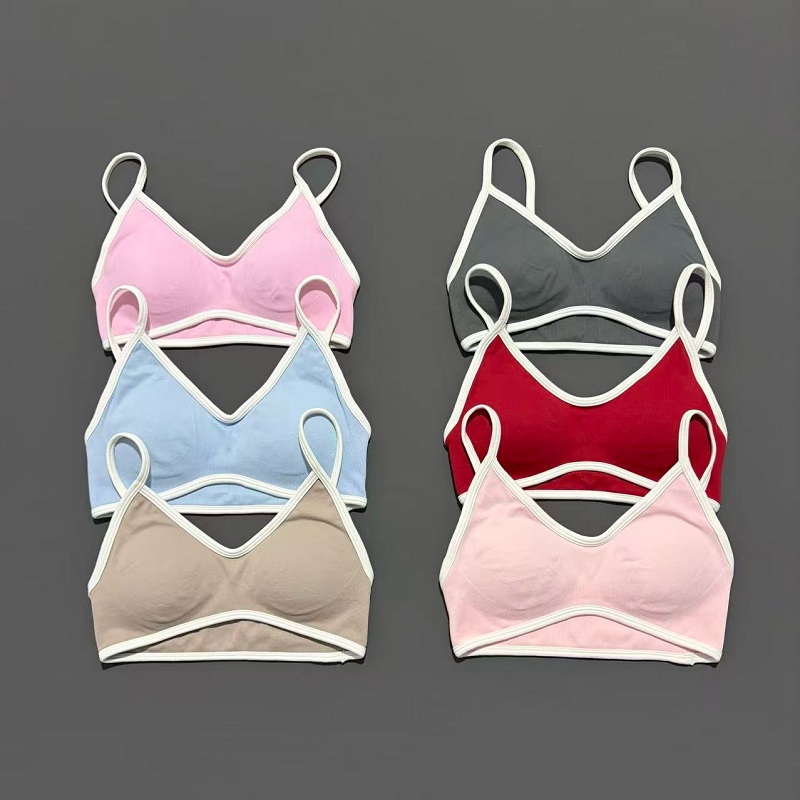 Minimizer Bra Women - 女性スポーツブラ調節可能な高サポートジム服ピラティスヨガトッププッシュアップランニングワークアウトタンクフィットネス下着