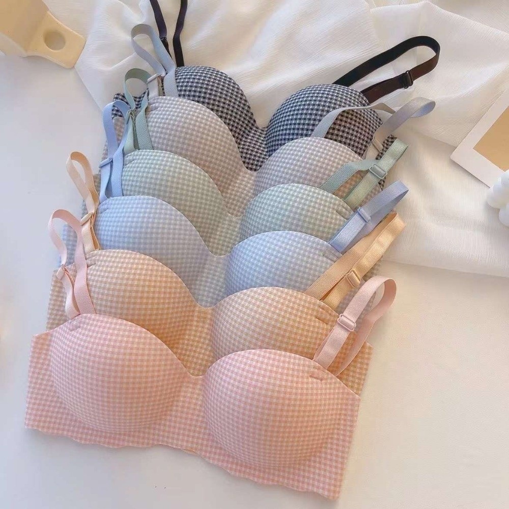 Wirefree Bra Comfort - 通気性のあるシームレスブラ シームレスノンワイヤーワイヤレス下着 調節可能なショルダーストラップ 快適な着用感 プッシュアップ下着