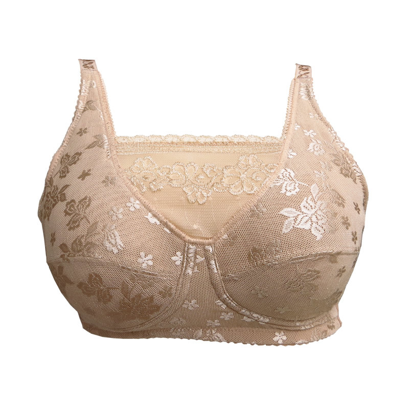 Minimizer Bra Women - X9070 乳房切除ブラ チューブトップタイプ リムレス下着 ギャザー シームレス