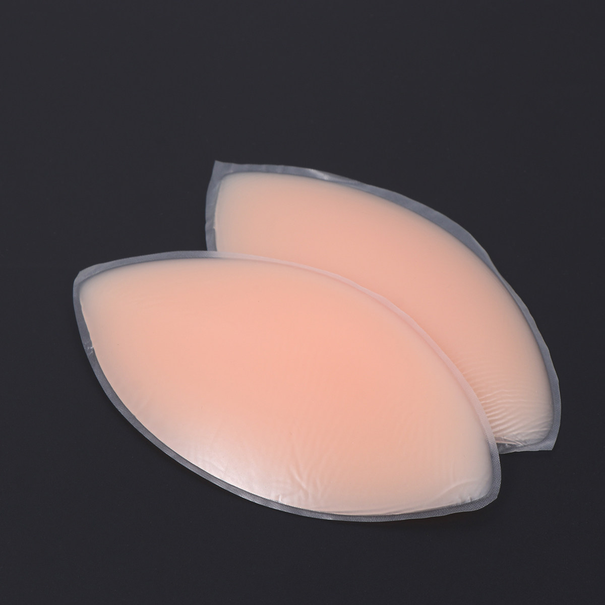 Strapless Bra Adhesive - 1組のシリコン製胸パッド、粘着式で目に見えないブラパッド、ローカットトップス、ストラップレスドレス、水着に再利用可能