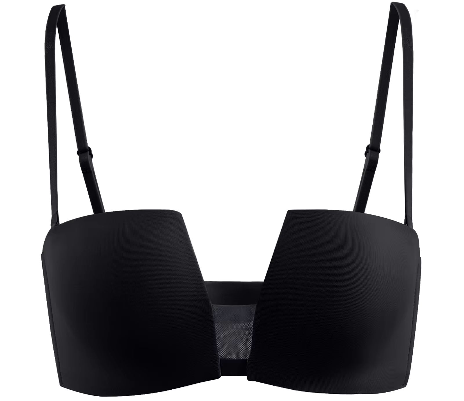 Convertible Bra Multiway - 新しい女性用ブラジャー ストラップレス プランジ プッシュアップブラ パッド入り 薄型カップ