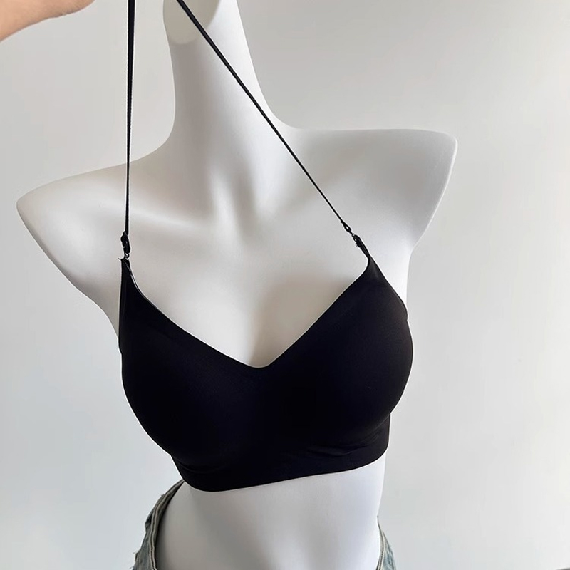 Convertible Bra Multiway - 女性用シームレスマルチウェイホルターブラレットプッシュアップバックレスブラアメリカンスタイルコンバーチブルブラジャー調節可能なストラップランジェリー