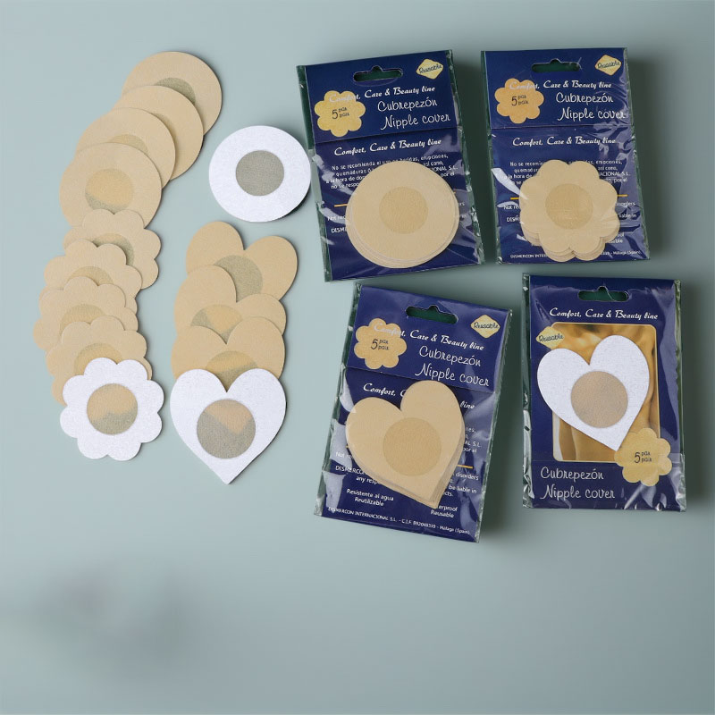 Strapless Bra Adhesive - 20/50/100 個乳首カバー乳首ステッカー女性粘着使い捨て目に見えない自己粘着胸ステッカー
