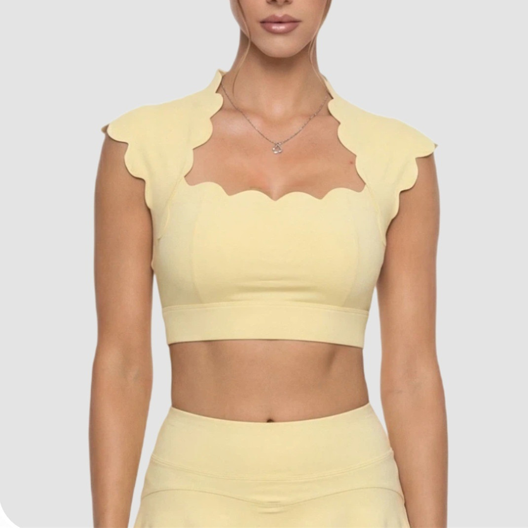 Sports Bra Racerback - パッド入りウェーブデザインレディーススポーツベストヨガブラタンクトップランニングワークアウトスポーツベストフィットネスジムウェア女性用クロップアクティブウェアートップスXP16