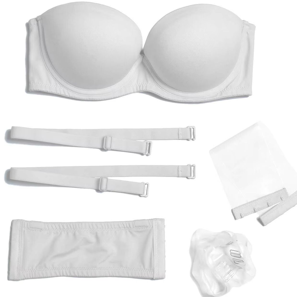 Convertible Bra Multiway - 2026年新作ブラジャー レディース ストラップレス セクシー バックレス ロークロス