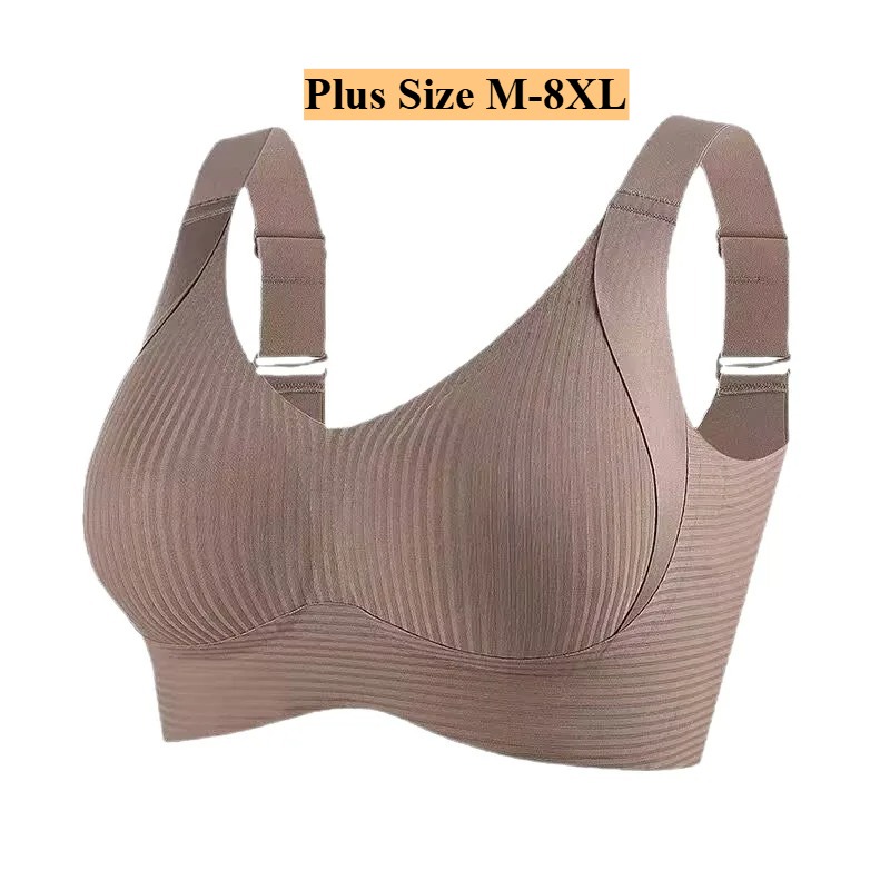 Full Coverage Bra - M-8XL プラスサイズ レディース フルカバー ミニマイザー 垂れ防止