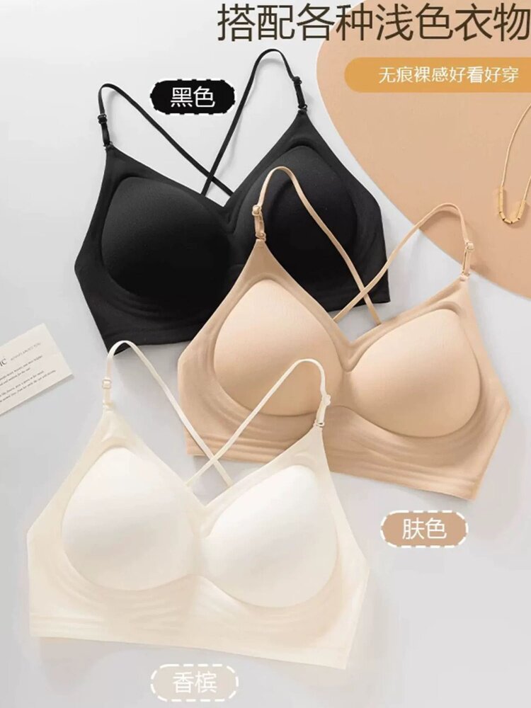 Convertible Bra Multiway - マルチウェイディープバックホルターネックブラ、小さなバストのためのアメリカンスタイルプッシュアップ、シームレスコンバーチブルブラレット、ベストセラーMOYIOSU S-L