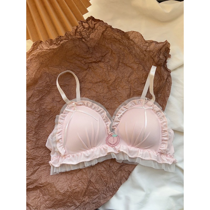 Sleep Bra Bralette - スイートトライアングルブラレットセットノンワイヤー薄型レースプッシュアップランジェリー女性用快適睡眠ブラトップS-XL