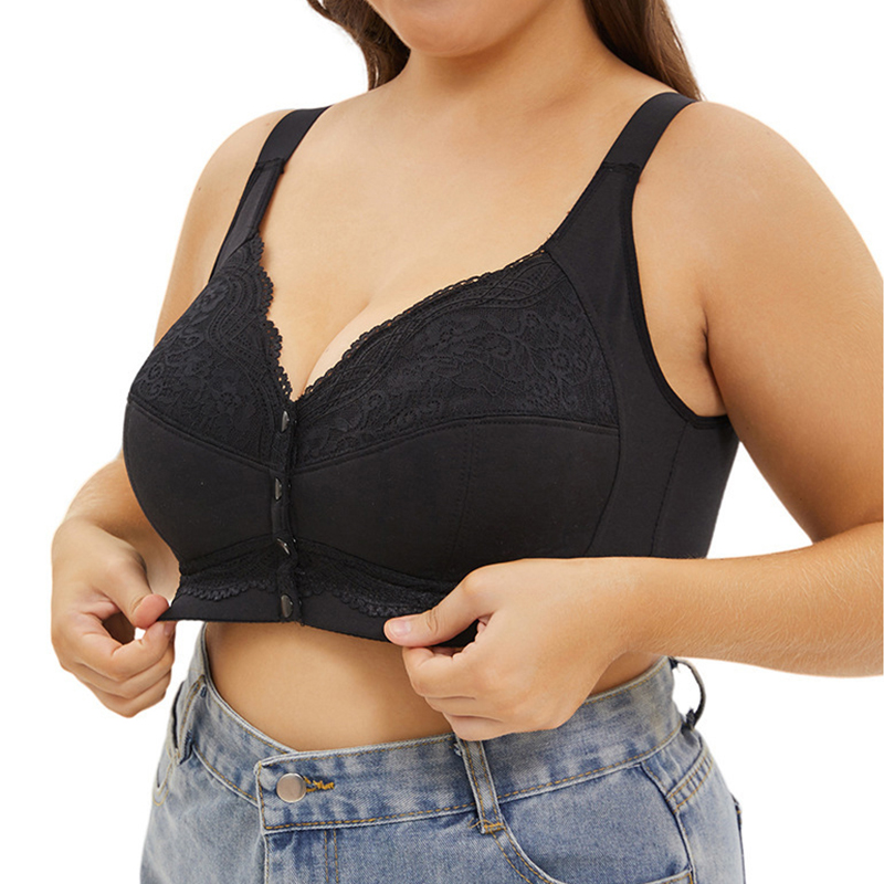 A-G カップ女性プラスサイズのブラジャーフロント閉鎖プッシ - Sheer Bra Lace のレビューと価格