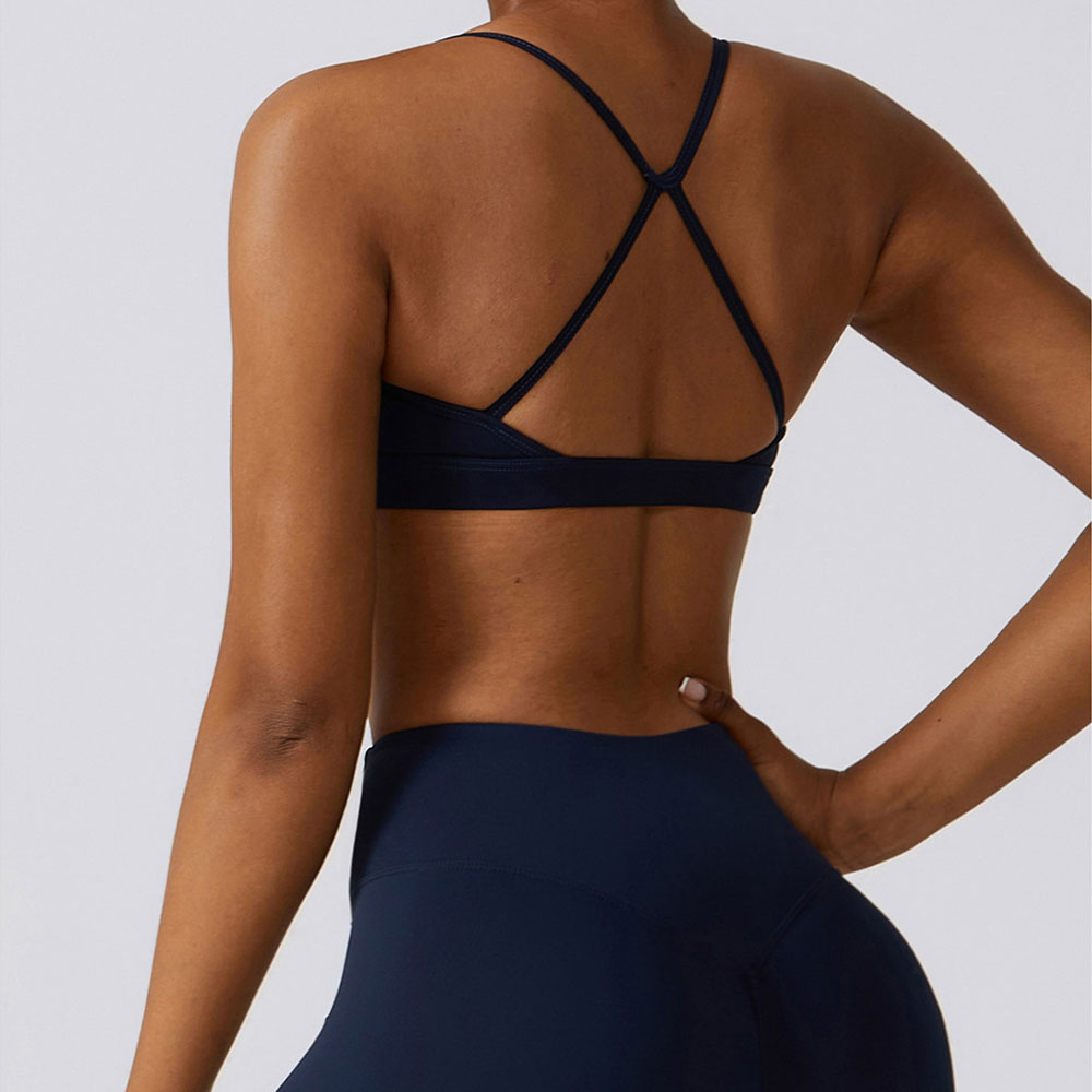 セクシーなスポーツ下着 レディース 美背ヨガブラ ソフトプッ - Sports Bra Racerback のレビューと価格