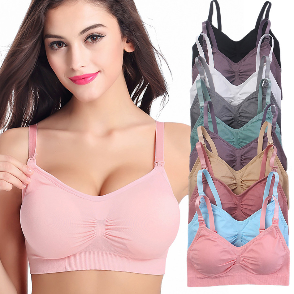 通気性マタニティ妊娠中のブラジャー快適授乳睡眠 Bralet - Sleep Bra Bralette のレビューと価格