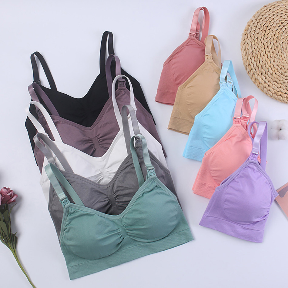 通気性マタニティ妊娠中のブラジャー快適授乳睡眠 Bralet - Sleep Bra Bralette のレビューと価格