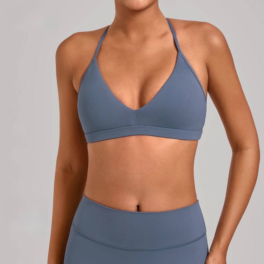 ジムワークアウトフィットネストップ調節可能なストラップヨガブ - Sports Bra Racerback のレビューと価格