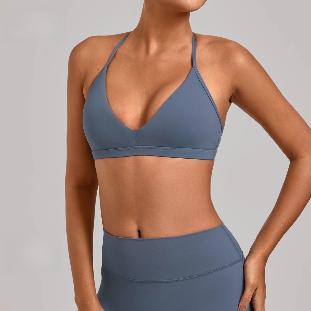ジムワークアウトフィットネストップ調節可能なストラップヨガブ - Sports Bra Racerback のレビューと価格