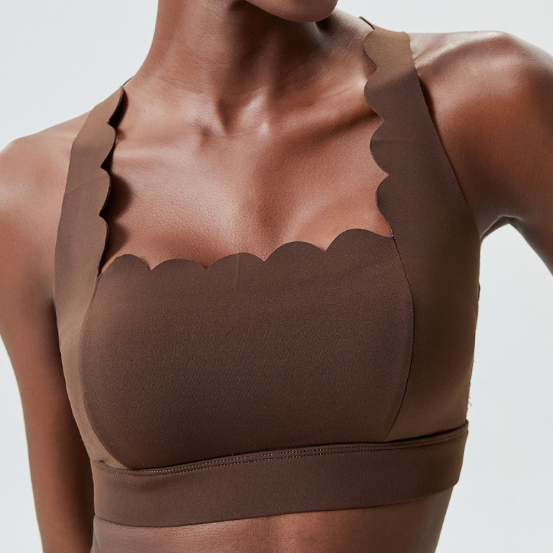 FUBEIKE スモールウェーブダブルショルダーストラップ下 - Sports Bra Racerback のレビューと価格