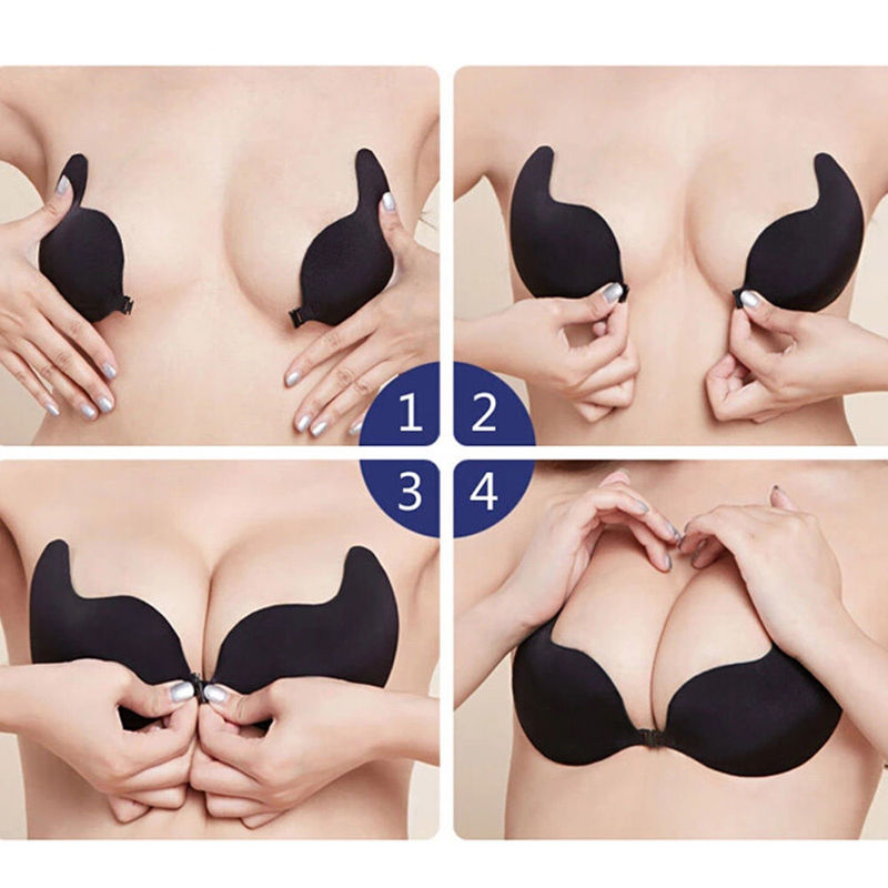 女性用粘着ブラ、バストアップ、プッシュアップ、ストラップレス - Backless Bra Sticky のレビューと価格