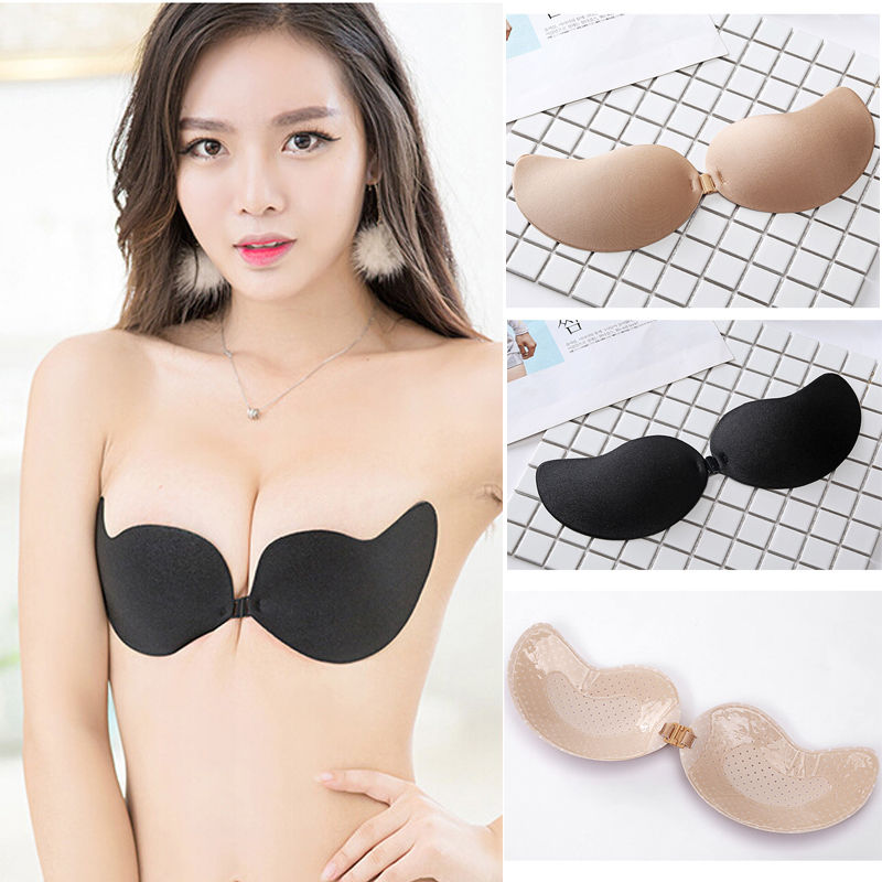 女性用粘着ブラ、バストアップ、プッシュアップ、ストラップレス - Backless Bra Sticky のレビューと価格
