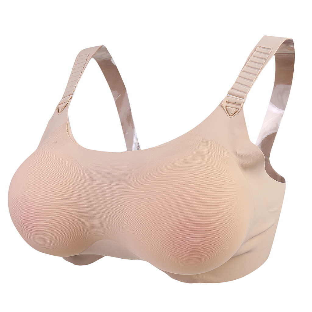 シリコーンブレストフォーム偽のおっぱい人工ブラジャー 500 - Mastectomy Bra Pocket のレビューと価格