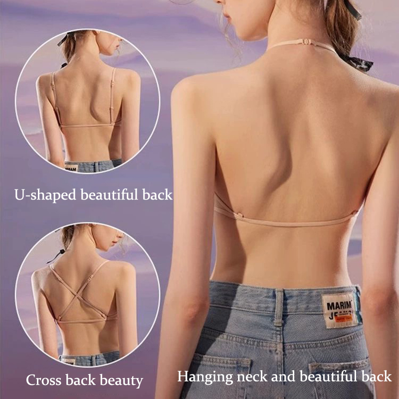 女性のシームレスなブラジャーディープ V ネックブラジャー調 - Sleep Bra Bralette のレビューと価格