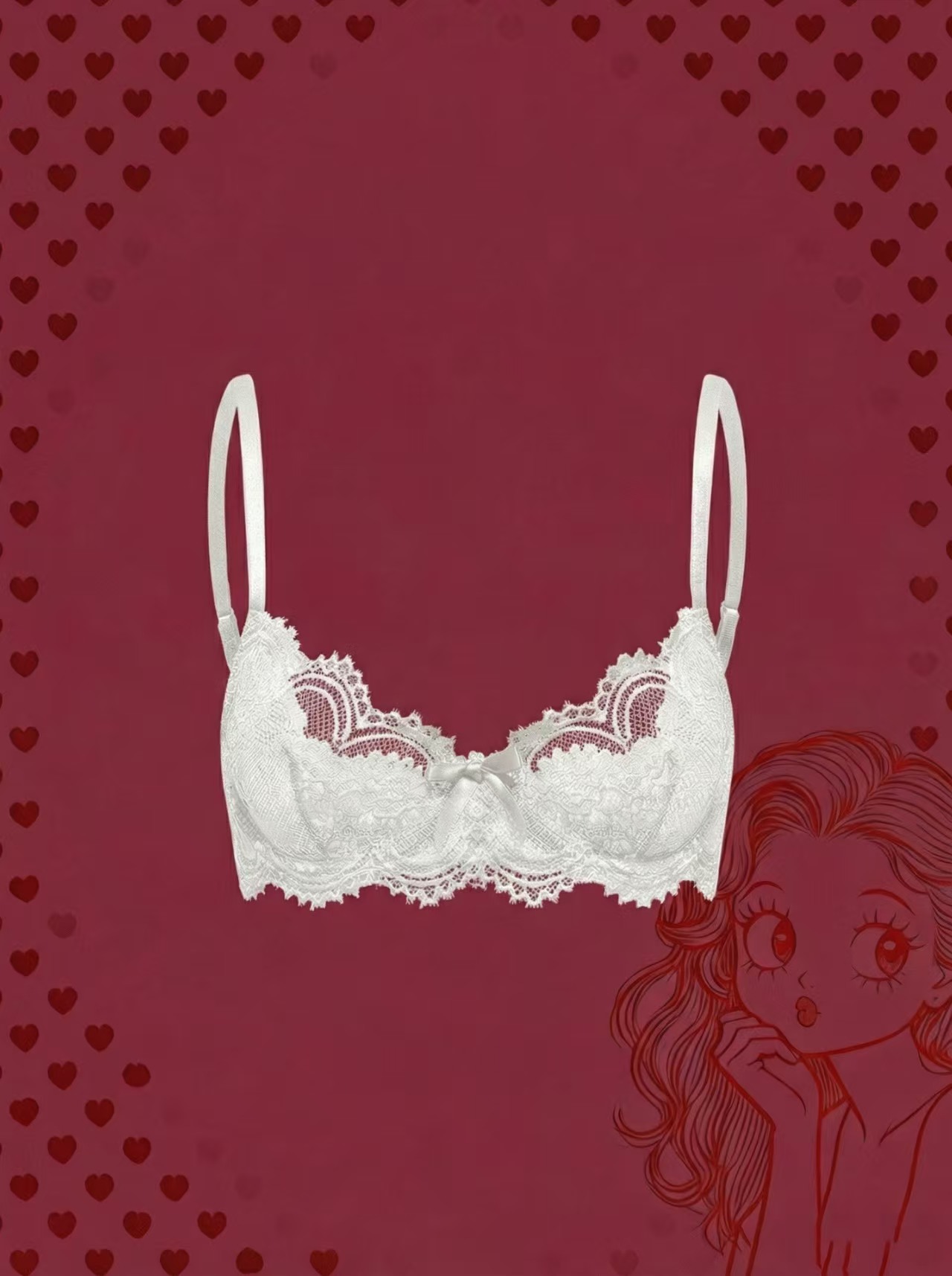プラスサイズ女性用ブラジャー セクシーレースブラジャー おし - Minimizer Bra Women のレビューと価格