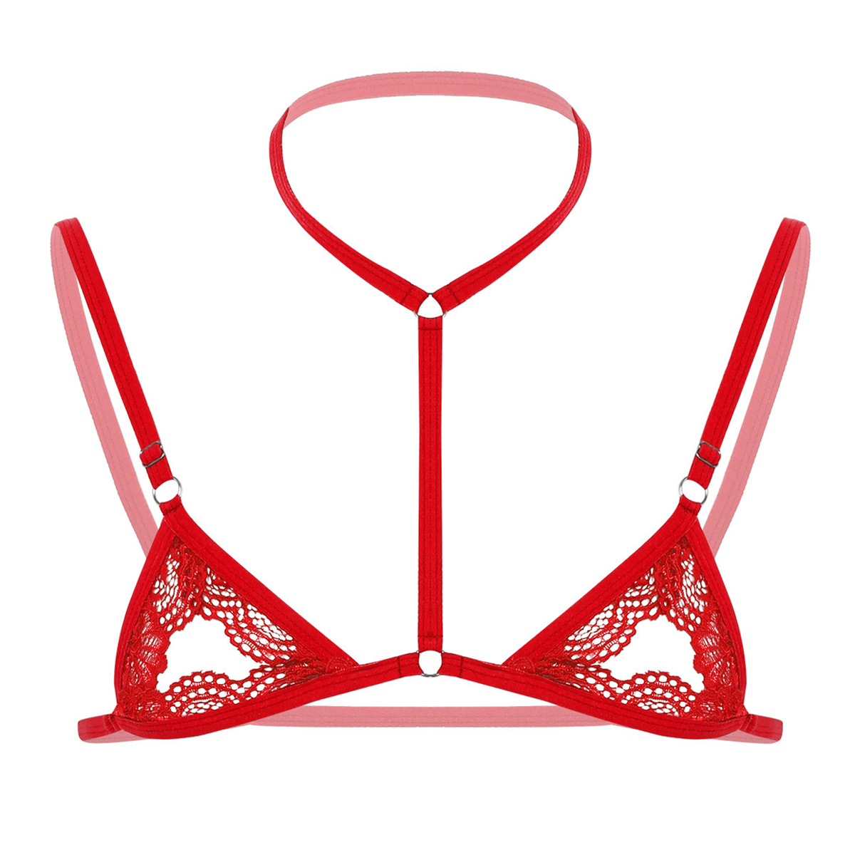 セクシーな男性ハーネスエロブラジャー男のレースのランジェリー - Sheer Bra Lace のレビューと価格