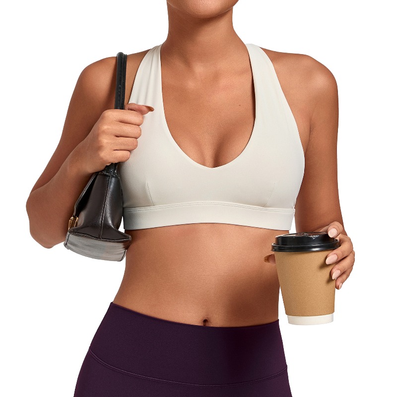 サムレス レディース ジム ワークアウト スポーツブラ 集中 - Sports Bra Racerback のレビューと価格
