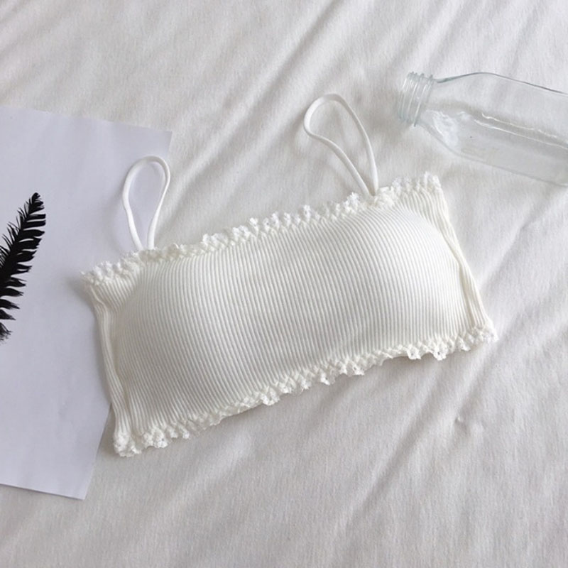 女性の綿のブラジャー女性のチューブトップブラジャー女性のサス - T Shirt Bra Seamless のレビューと価格