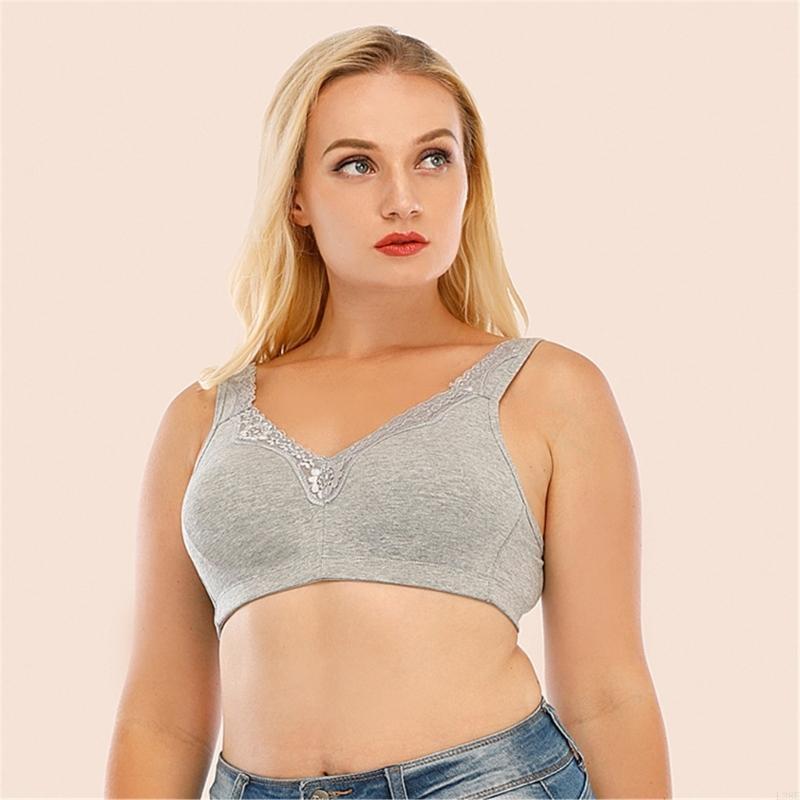 L38E レディース ワイヤレス ビッグサイズ レース ブラ - Full Coverage Bra のレビューと価格
