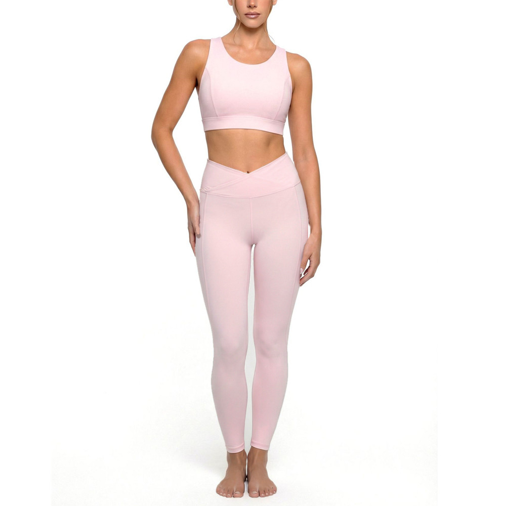 パッドプッシュアップヨガフィットネスブラジャー衝撃吸収スポー - Sports Bra Racerback のレビューと価格