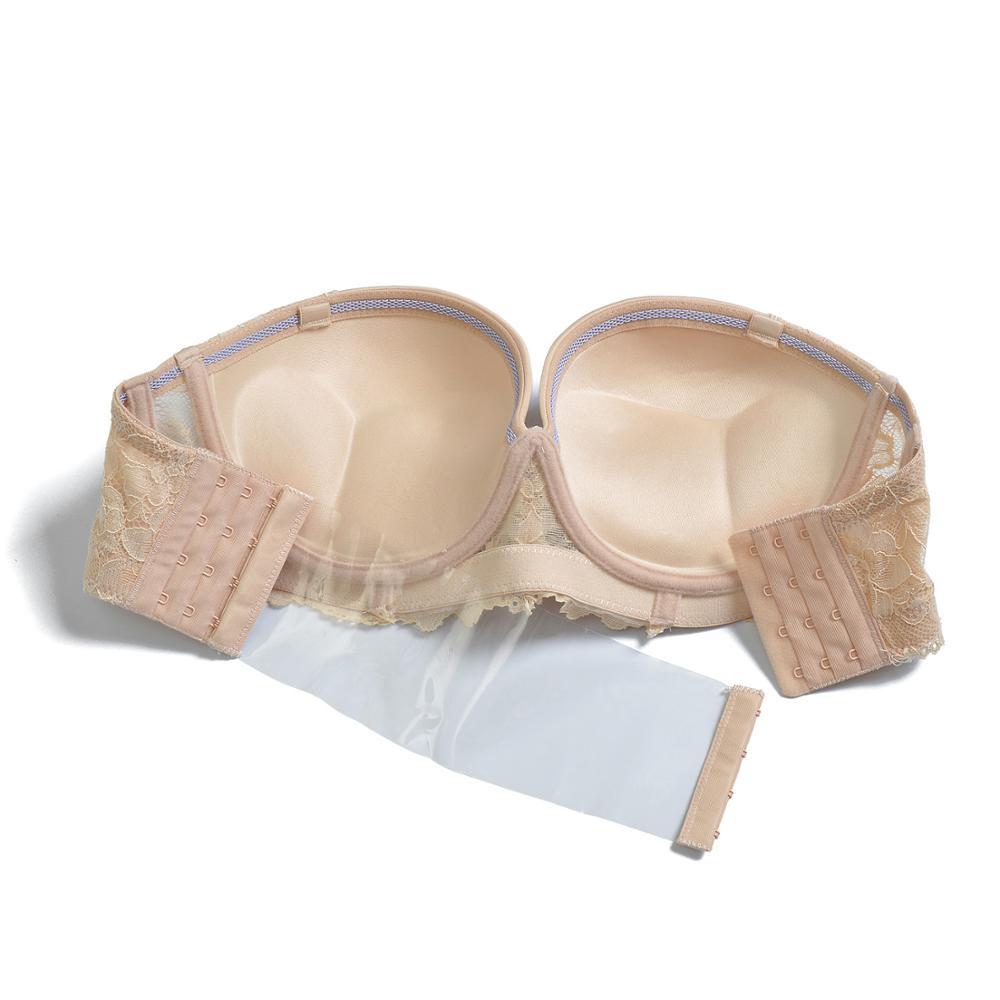 新しいセクシーなプッシュアップ女性ストラップレスブラジャー多 - Convertible Bra Multiway のレビューと価格