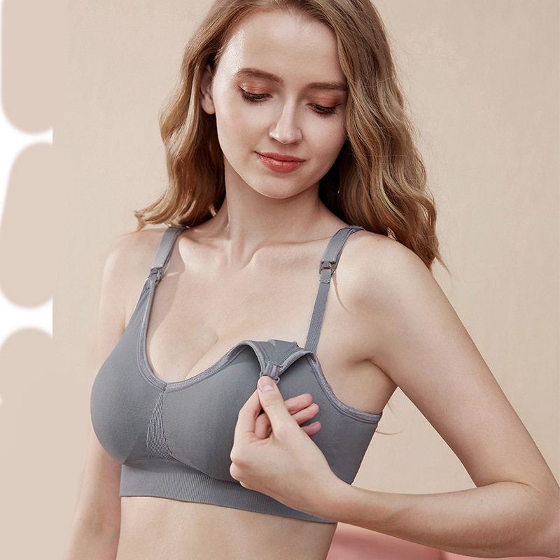 マタニティ看護ブラジャー シームレス ワイヤレス 快適なブラ - Sleep Bra Bralette のレビューと価格