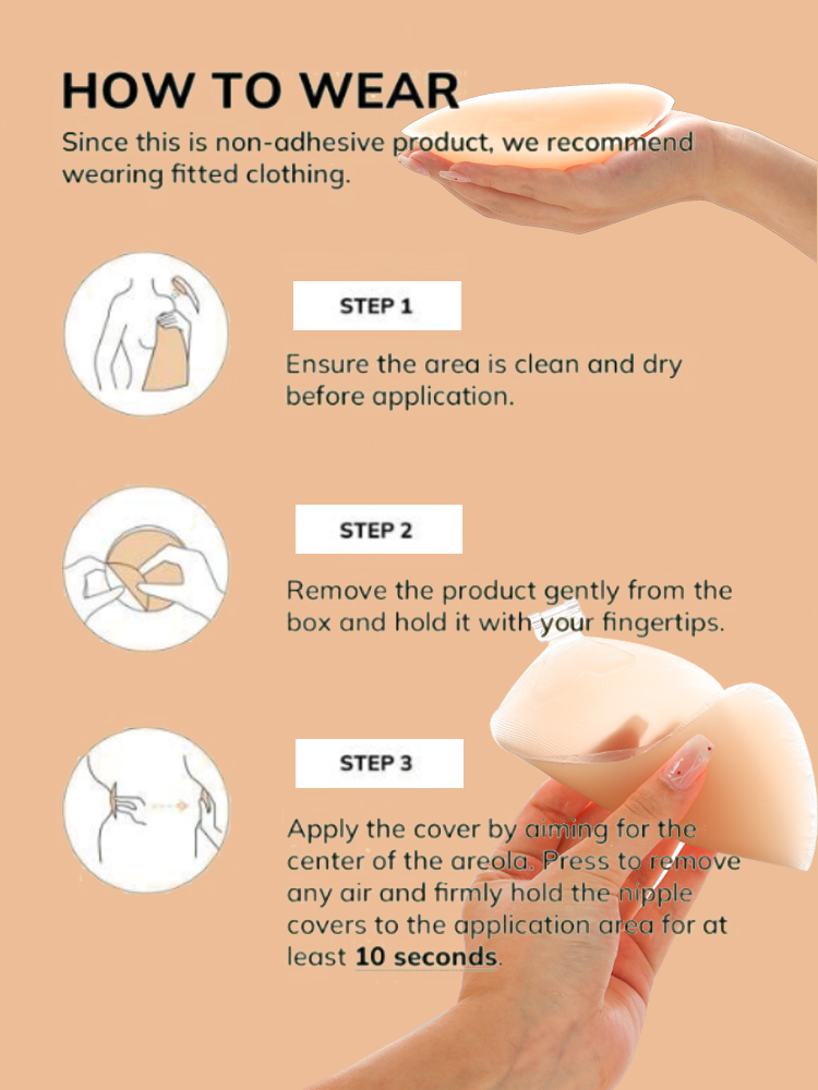 女性用再利用可能な目に見えないシリコンニップルカバー レディ - Strapless Bra Adhesive のレビューと価格