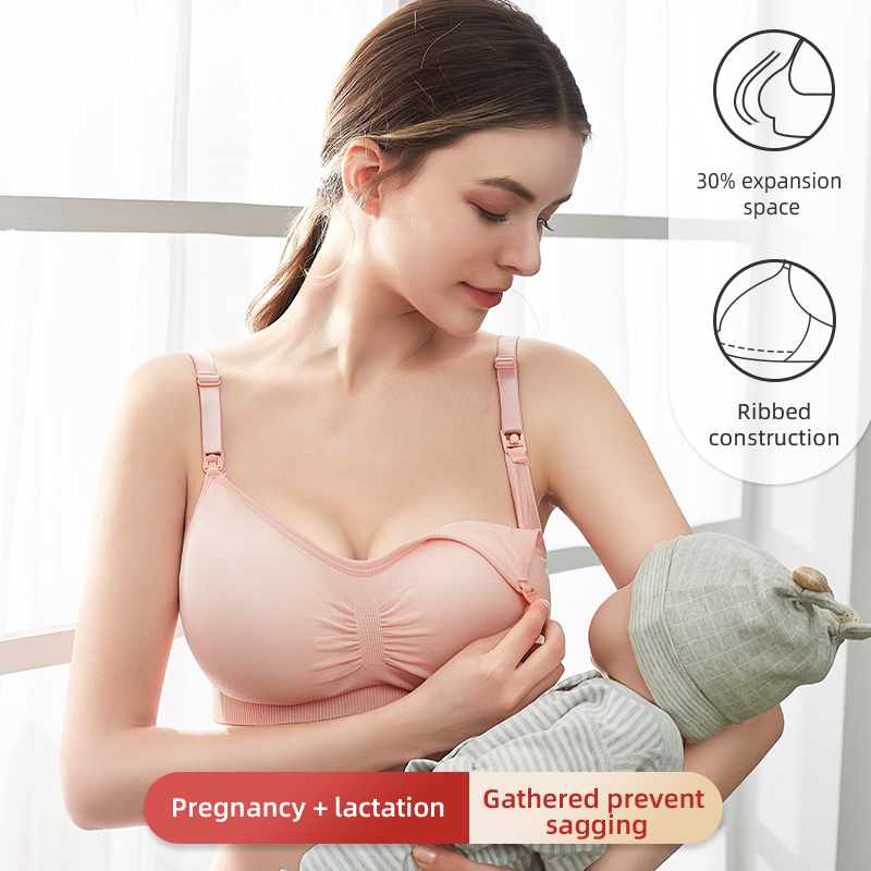 高品質プラスサイズ授乳ブラジャー通気性の女性授乳下着シームレ - Nursing Bra Clip のレビューと価格