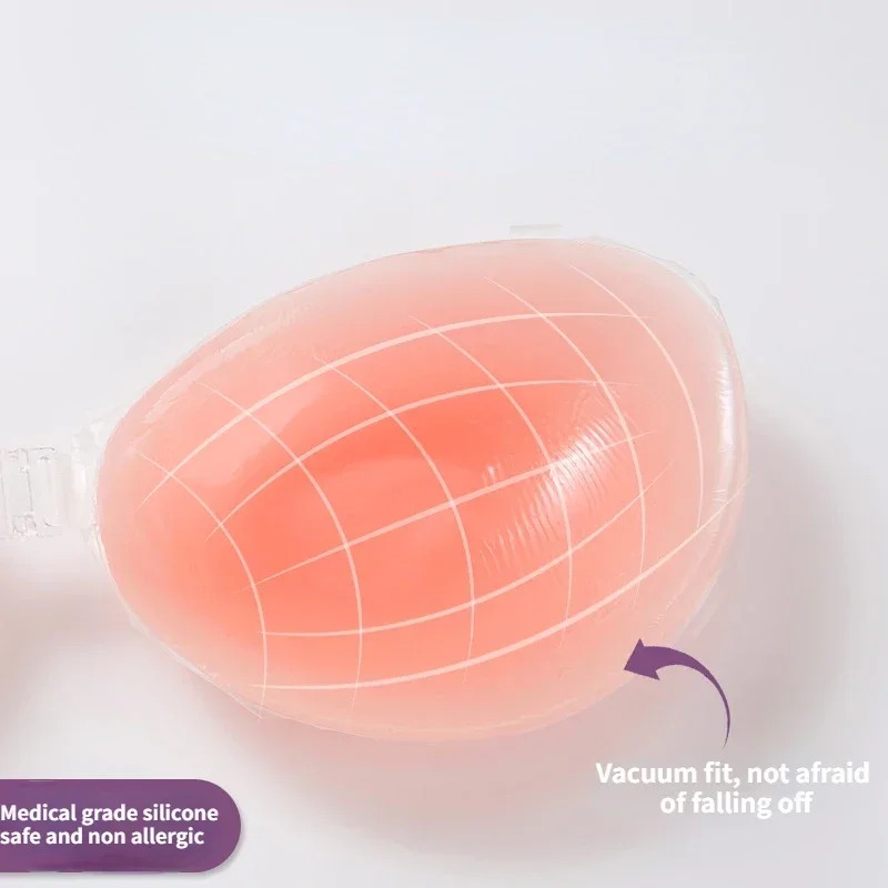 シリコーンブラジャー目に見えないプッシュアップセクシーなスト - Backless Bra Sticky のレビューと価格