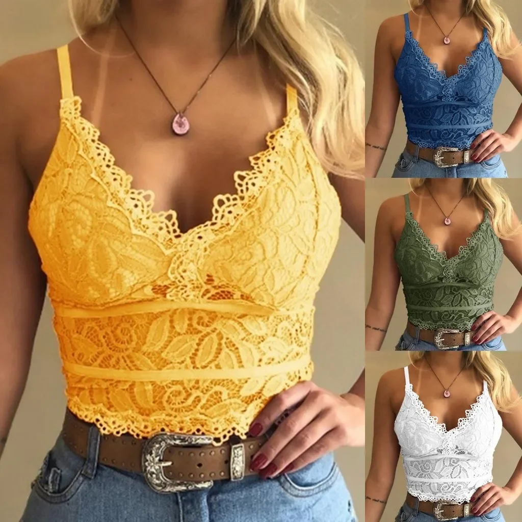 女性のための花柄のレースのランジェリー,セクシーなランジェリ - Sheer Mesh Bra のレビューと価格