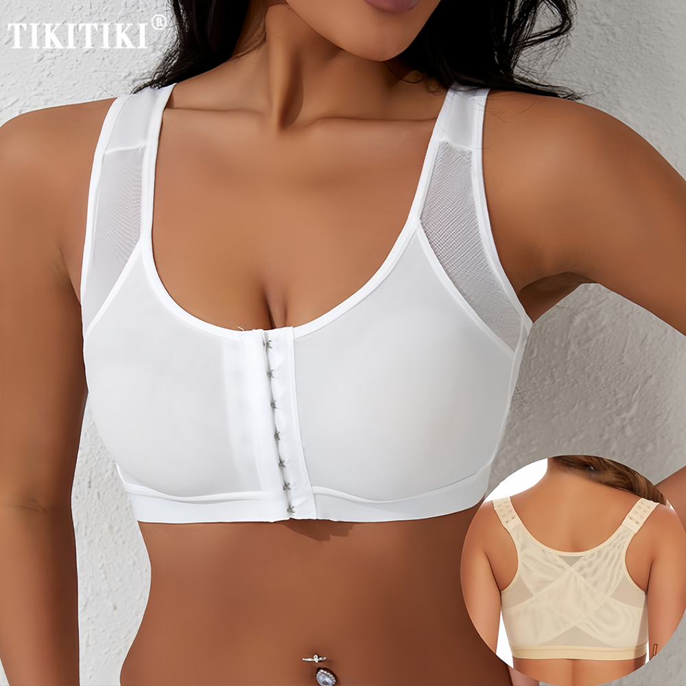 女性用日常スポーツブラ 術後圧迫ブラ フロントクロージャーブ - Mastectomy Bra Pocket のレビューと価格