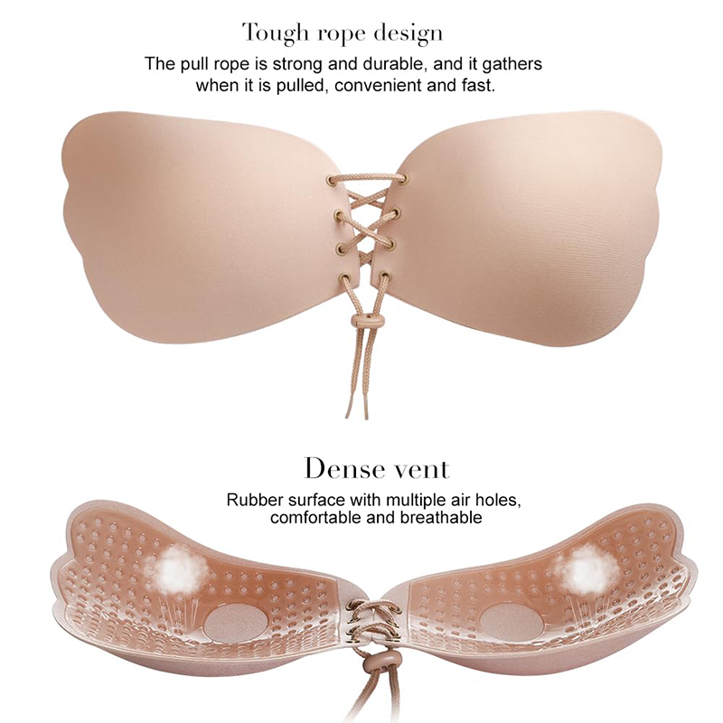 1/2ペア レディース サマー バックレス ストラップレス  - Minimizer Bra Women のレビューと価格