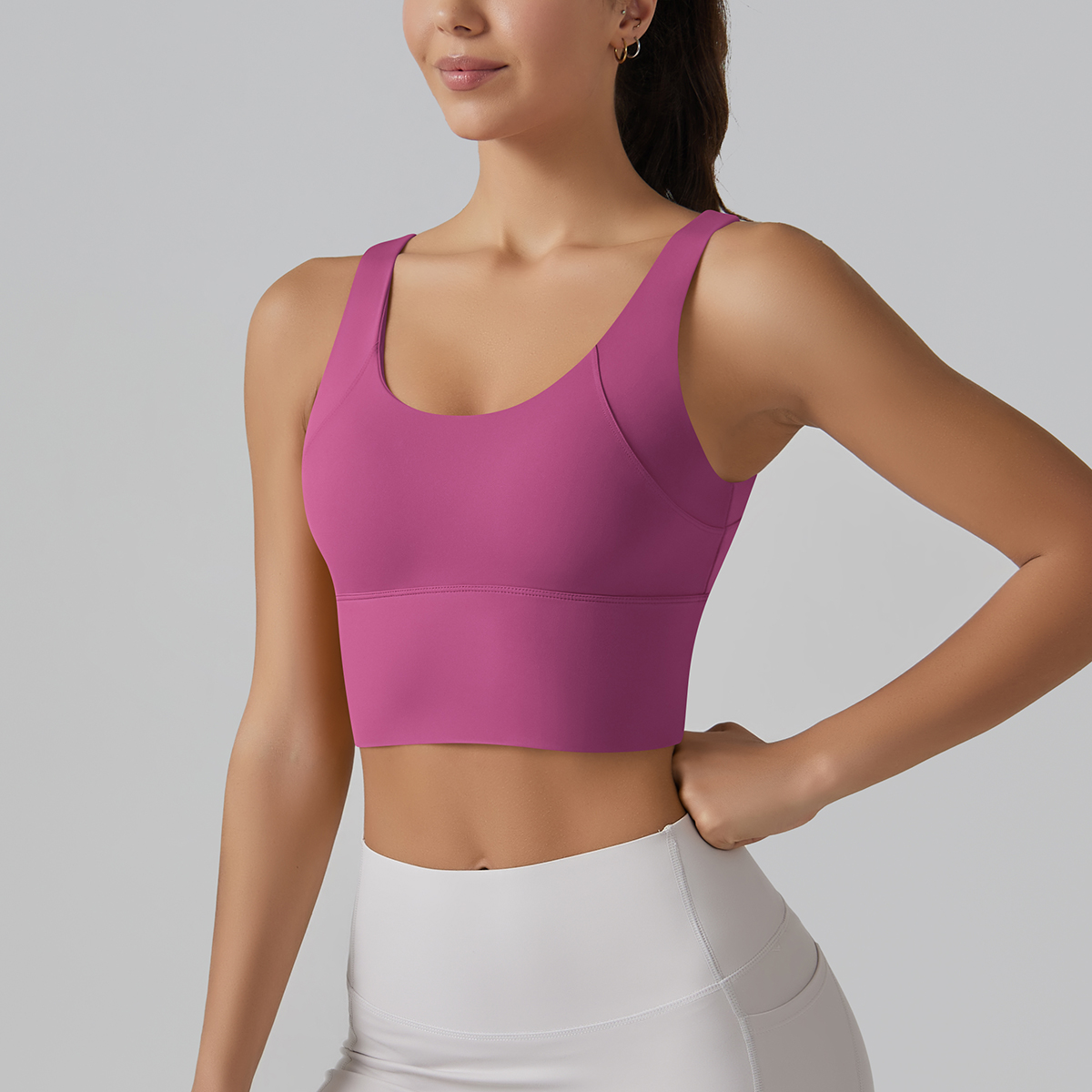 新しいヨガタンクトップ夏のセクシーなフィットネスヨガ下着女性 - Minimizer Bra Women のレビューと価格