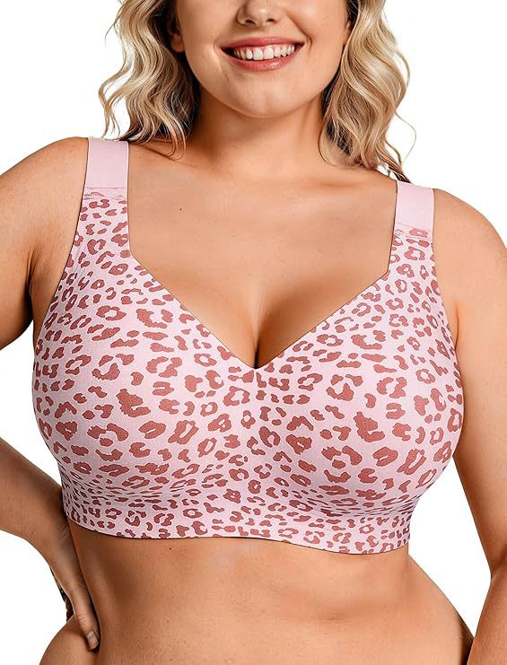 プラスサイズ ワイヤレス ジェリーブラ レディース サポート - Full Coverage Bra のレビューと価格
