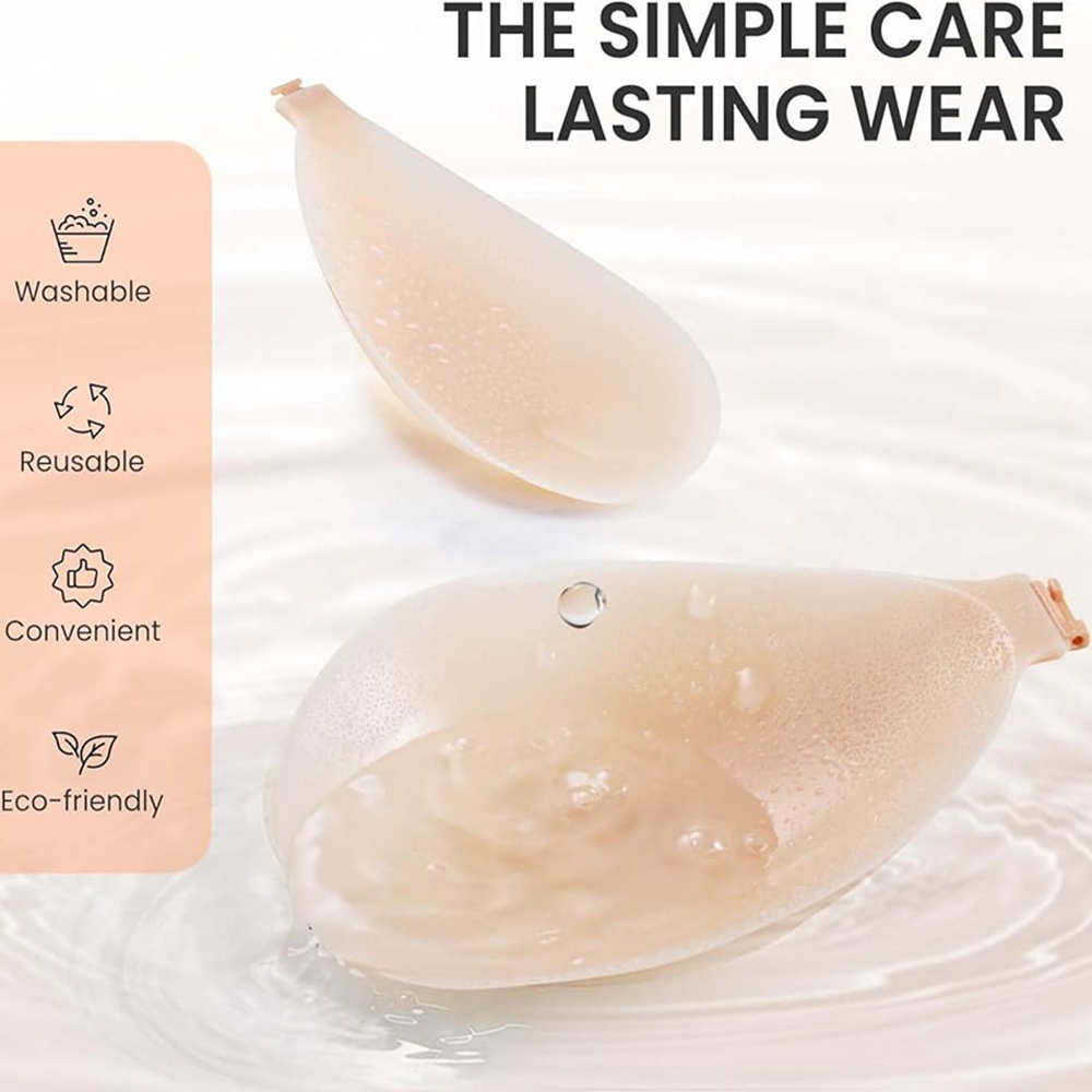 ストラップレスプッシュアップ粘着ブラパッチ接着シリコンノーシ - Backless Bra Sticky のレビューと価格