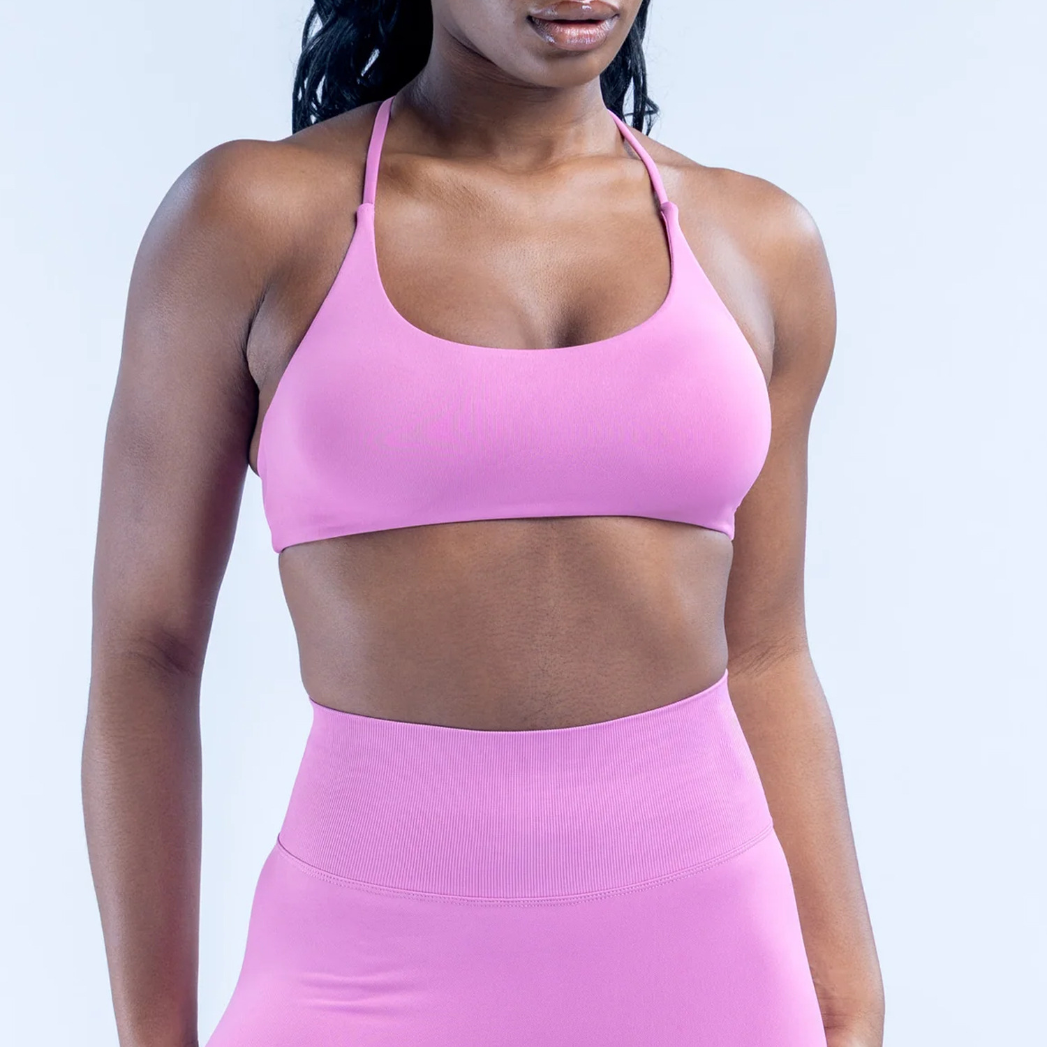 ロゴ入りシームレススポーツブラ、クロスギャザリング、細いショ - Sports Bra Racerback のレビューと価格