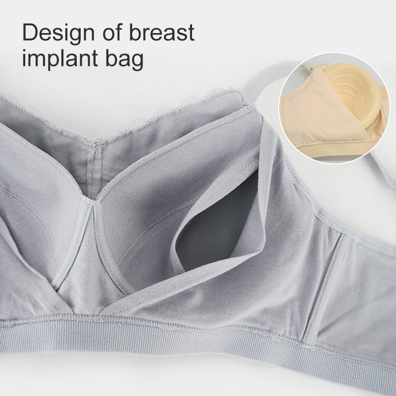 6052シリコーン乳房は、スチールリングなしの人工乳房の女性 - Mastectomy Bra Pocket のレビューと価格