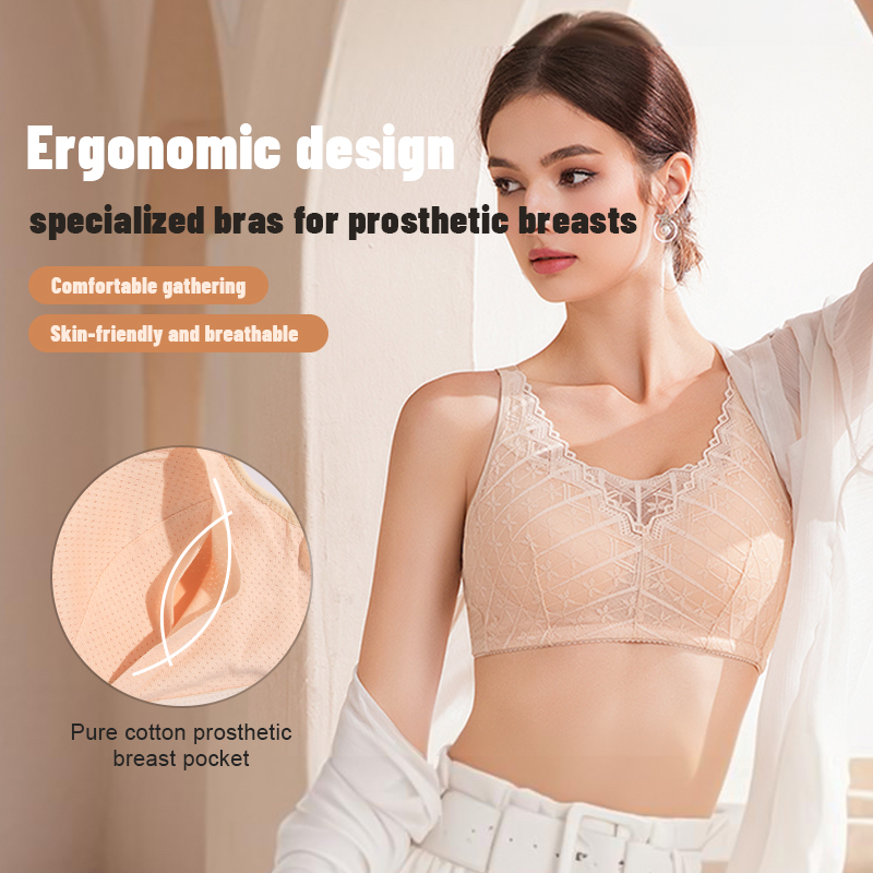 KUCLUT 強力な通気性乳房切除ブラジャー女性用ポケット付 - Mastectomy Bra Pocket のレビューと価格