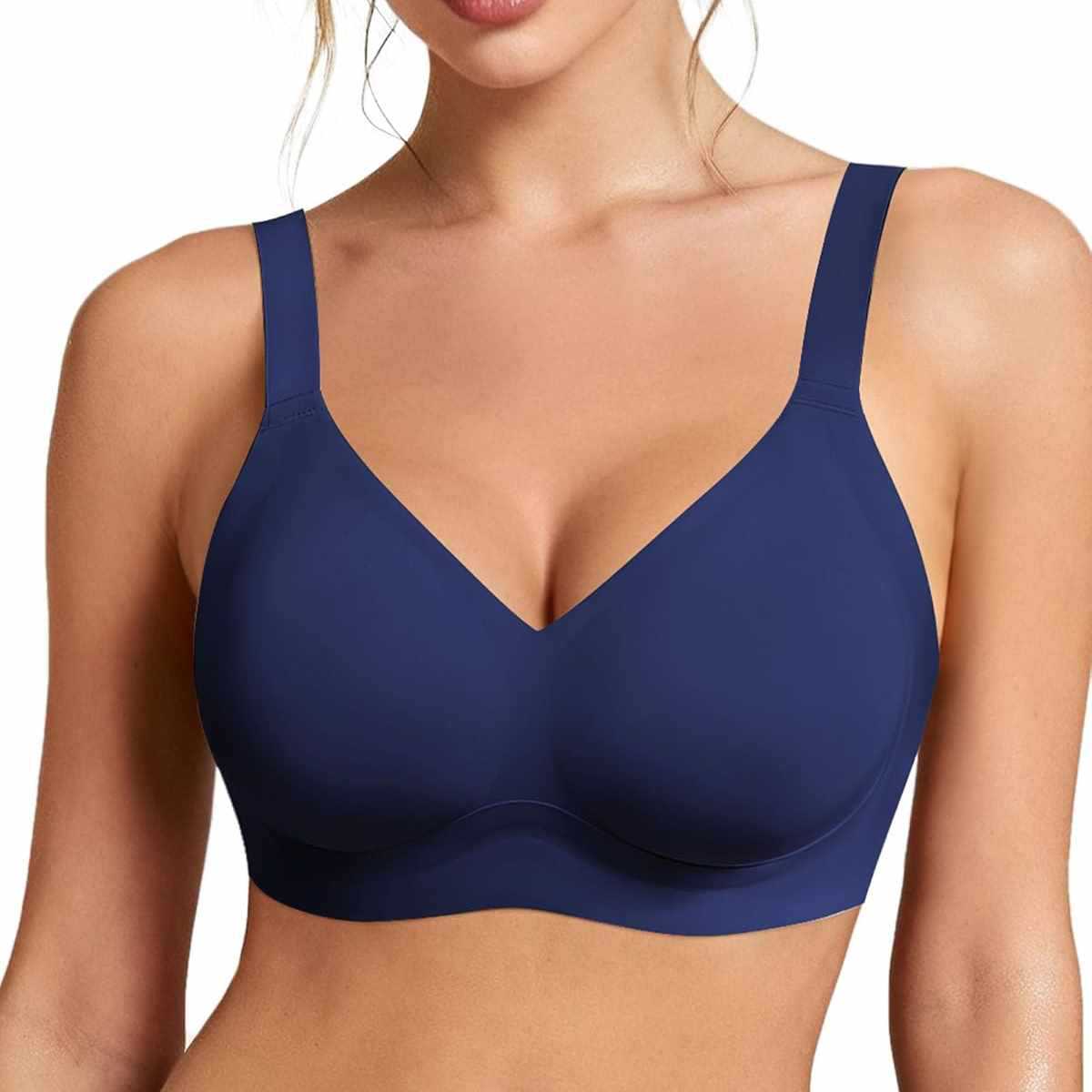 レディースシームレスワイヤレスブラ、ソフトサポート薄型モール - Wirefree Bra Comfort のレビューと価格