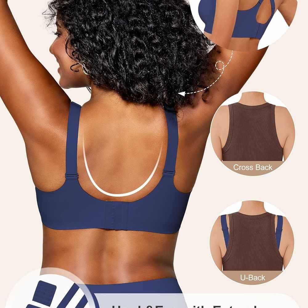 レディースシームレスワイヤレスブラ、ソフトサポート薄型モール - Wirefree Bra Comfort のレビューと価格
