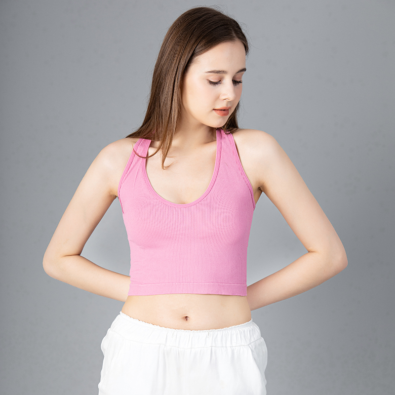 女性のためのセクシーなホルターネックトップ,裸の肩のタンクト - T Shirt Bra Seamless のレビューと価格