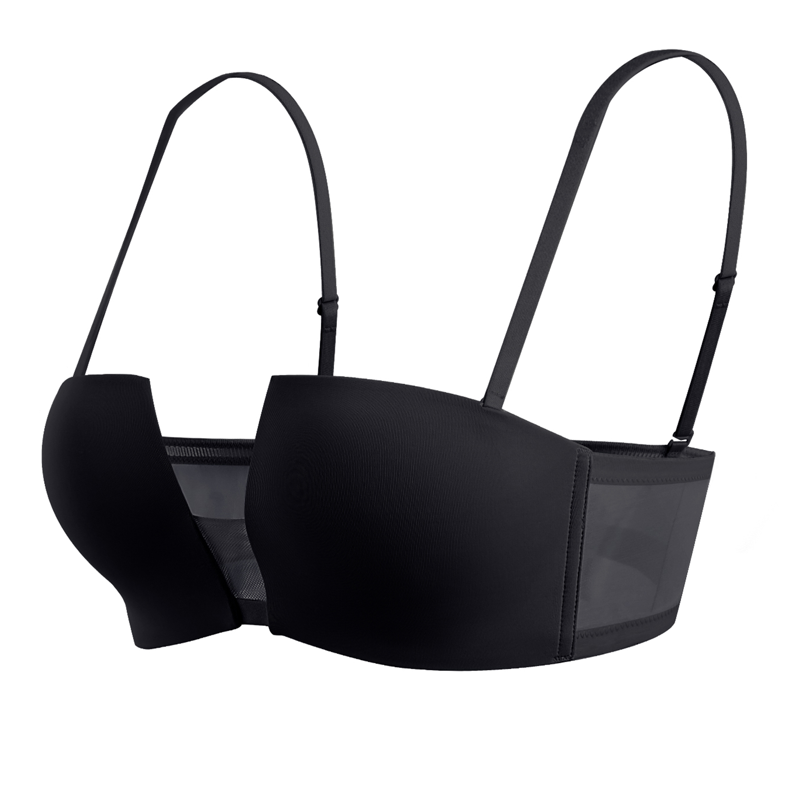 新しい女性用ブラジャー ストラップレス プランジ プッシュア - Convertible Bra Multiway のレビューと価格