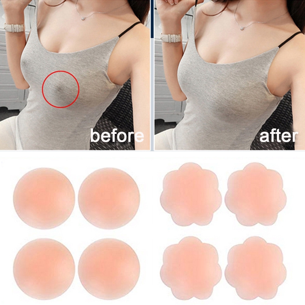 6/12個入り 目に見えない粘着式チェストパッド 再利用可能 - Push Up Bra Silicone のレビューと価格