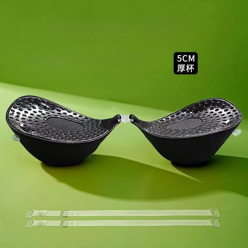 5cm厚の通気性のある粘着ブラ、シリコンニップルテープ、フロ - Push Up Bra Silicone のレビューと価格