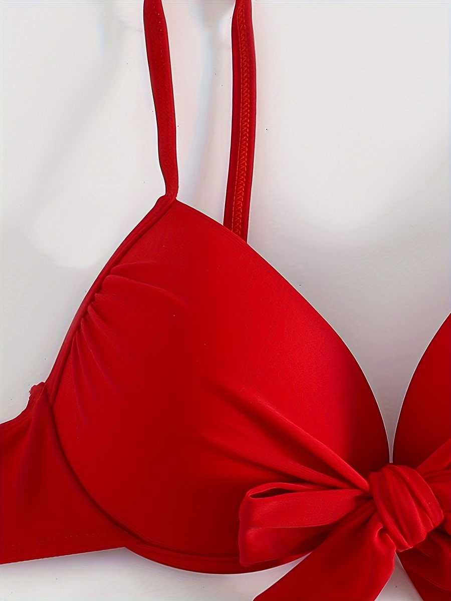 女性用ワイヤーブラ付きセクシービキニ,プッシュアップ水着,ツ - Underwire Bra Padded のレビューと価格